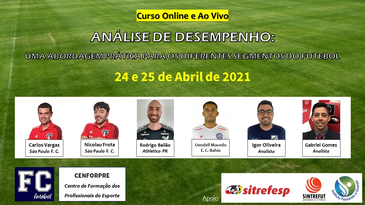 Curso de capacitação de treinadores de futebol — Instituto de Educação  Física e Esporte